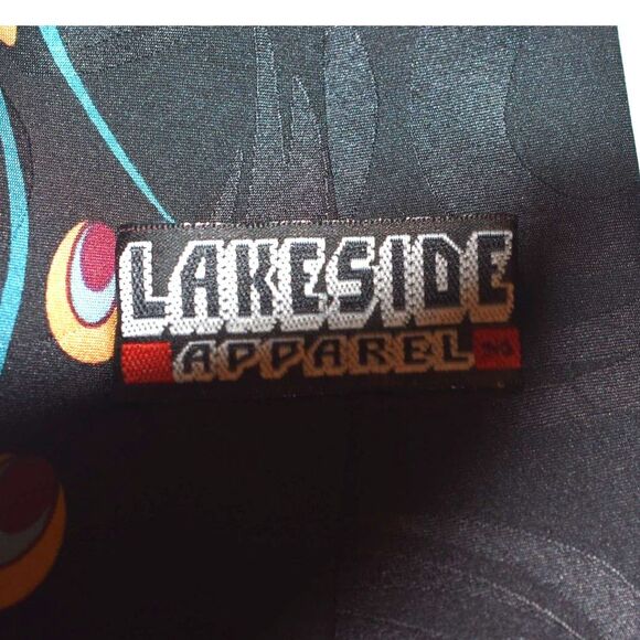 Vintage 1980's Lakeside Apparel Tom & Jerry Art Deco Designs Silk Tie - Picture 5 of 5